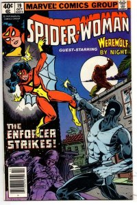 SPIDER-WOMAN #19 VF, Werewolf Enforcer, 1978 1979, Carmine Infantino