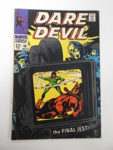 Daredevil #46 (1968) VG  cover and 1st wrap detached top staple, moisture stain