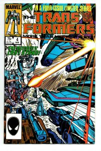 Transformers Limited Series #1 2 3 & 4 Complete Set - KEY - Marvel - 1985 - FN