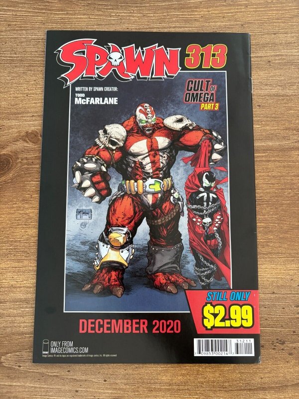 Spawn # 312 NM 1st Print Cover A Image Comic Book Todd McFarlane 8 J288