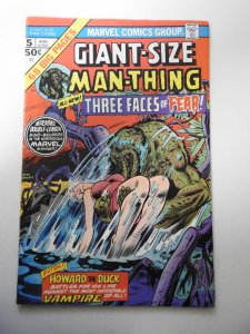 Giant-Size Man-Thing #5 (1975) VG/FN Condition MVS Intact