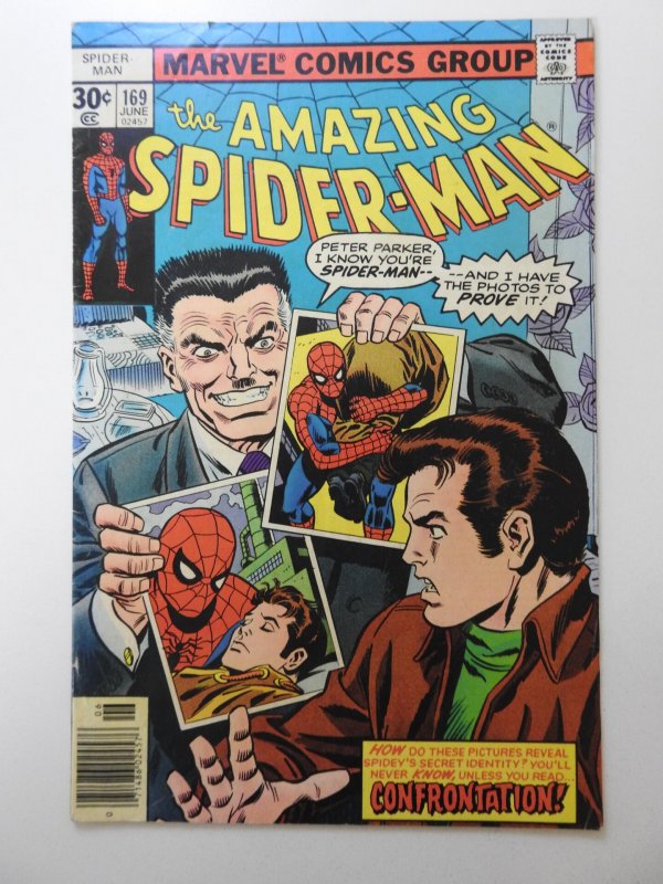 The Amazing Spider-Man #169 (1977) Confrontation! Solid VG Condition!