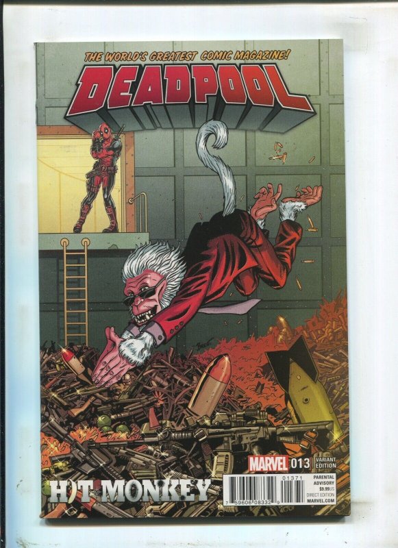 Deadpool #13 - Hit-Monkey Variant (9.2) 2016 759606083329