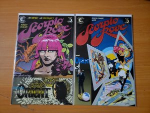 Scorpio Rose 1-2 Complete Set Run! ~ NEAR MINT NM ~ 1983 Eclipse Comics