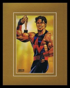 Avengers Wonder Man 1993 Framed 11x14 Marvel Masterpieces Poster Display