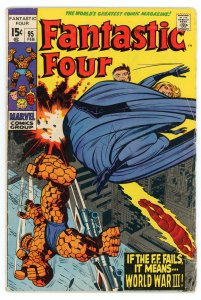 Fantastic Four #95 (1961 v1) Stan Lee Jack Kirby Medusa FN