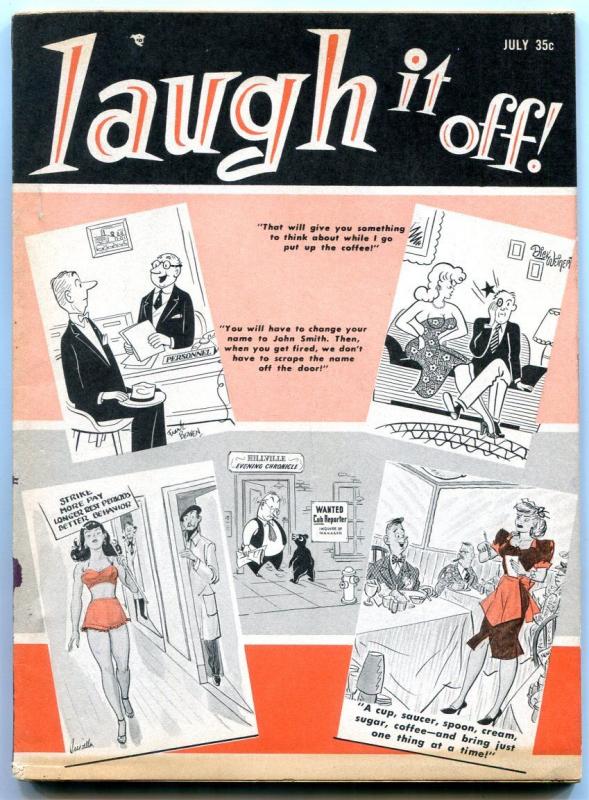 Laugh It Off Magazine July 1961-Humorama-Bill Ward- Wenzel