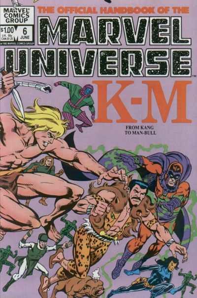 Official Handbook of the Marvel Universe (1983 series) #6, NM- (Stock photo)