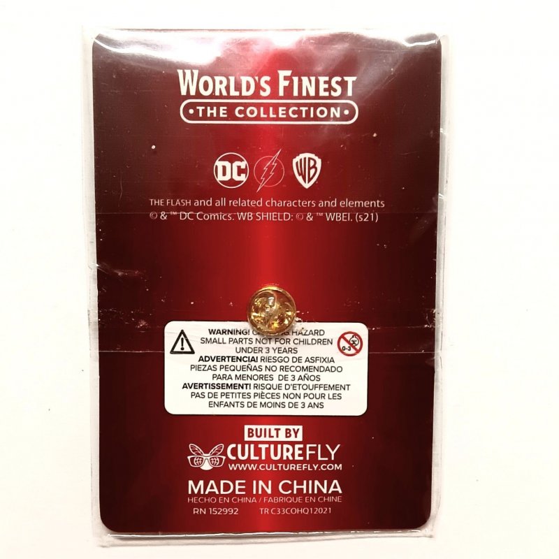 THE FLASH FLASHPOINT COMICPIN | WORLDS FINEST COLLECTION | CULTUREFLY 2021| NIB