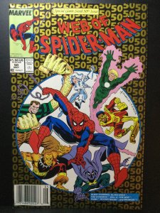 Web of Spider-Man #50 Newsstand Edition (1989)