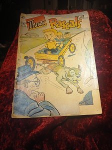 THREE RASCALS #10 I.w. Super Comics 1963 HOTDOG COVER! Silver Age Kids Cartoon