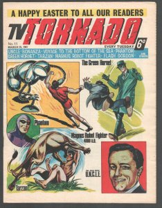 TV Tornado #11 1967-British-Man From UNCLE-Phantom-Bonanza-Tarzan-Superman-Gr...