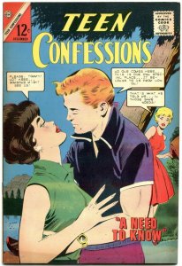 TEEN CONFESSIONS #26 1963-CHARLTON ROMANCE-TRIANGLE  VG