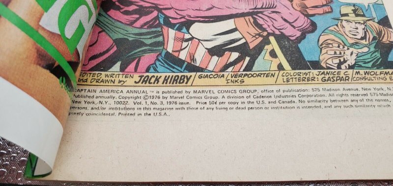 Captain America #3 King Size Annual