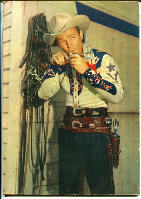 Roy Rogers #4 1948-Dell-photo covers-early issue-VG