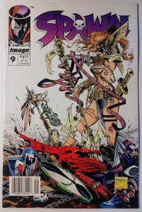 Spawn #9 (6.5-NS, 1993) 1st App of Angela