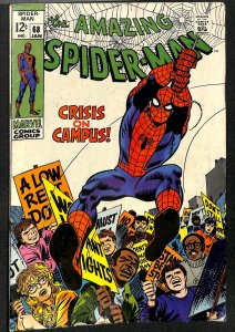 Amazing Spider-Man #68 GD 2.0 Kingpin!