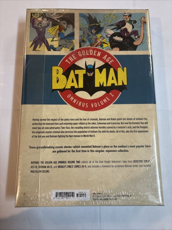Batman: the Golden Age Omnibus #1 DC Comics 2023 Hardcover HC (Sealed)