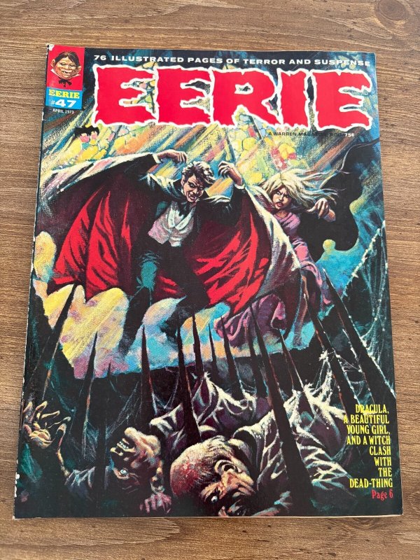 Eerie # 47 FN- Warren Comic Book Magazine Monster Horror Fear 2 J290