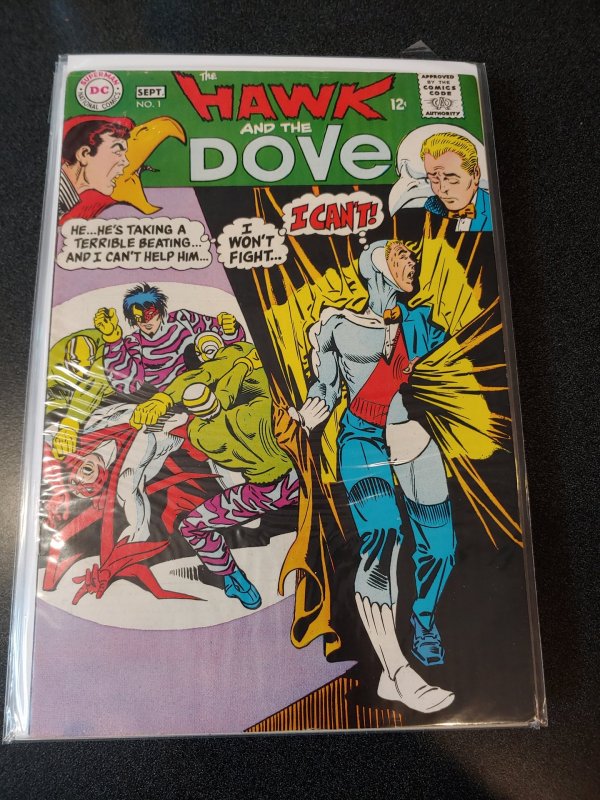 ​Hawk and the Dove #1 STEVE DITKO ART 1968! Fine+  Nice Book!