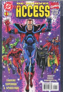 DC/Marvel: All Access #1 Direct Edition (1996) Spider-Man
