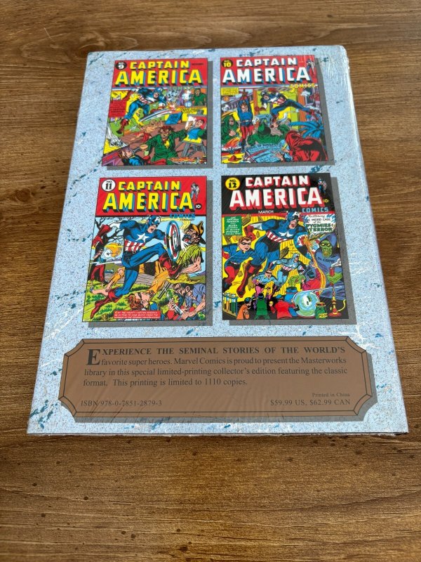 Marvel Masterworks Vol #111 Captain America Book Limited 1110 Sealed Copy 3 J413