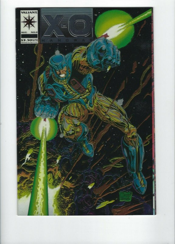 X-O MANOWAR #0 w/ matching promo card