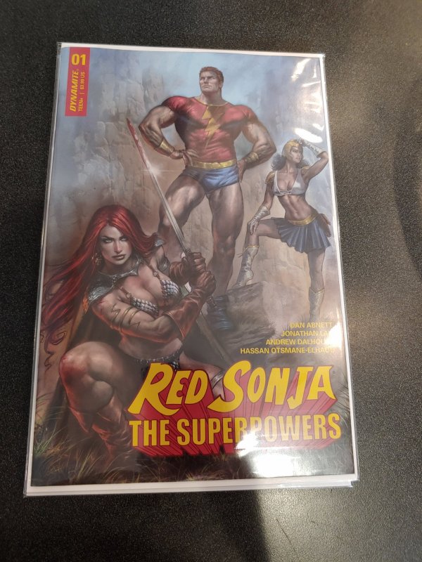 RED SONJA THE SUPERPOWERS #1 LUCIO PARRILLO VARIANT