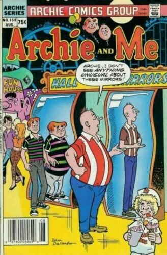 Archie and Me #158 Cover - Mr. Weatherbee - 1986 Signed art by Dan DeCarlo  