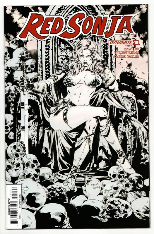 Red Sonja #18 Cvr F 1:10 RI Variant (Dynamite, 2018) NM