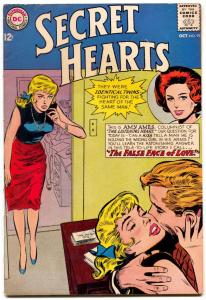 Secret Hearts #99 1964- DC Romance Amy Ames-Twins issue VG