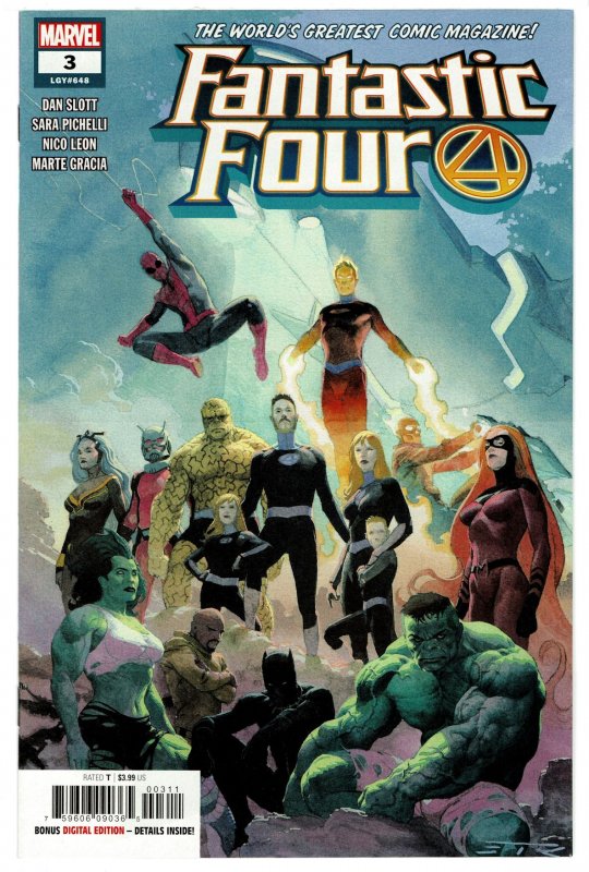 Fantastic Four #3  (Jan 2019, Marvel)  9.4 NM