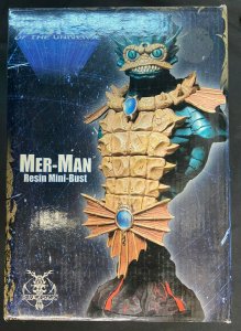 HE MAN MASTERS OF THE UNIVERSE MER-MAN RESIN MINI BUST MIB UNOPENED