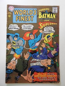 World's Finest Comics #168 (1967) VG- Condition