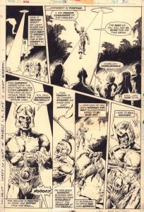 Ka-Zar #15 p.30 - Traikar Intro - 1976 Signed art by Val Mayerik