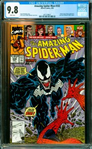 Amazing Spider-Man #332 CGC Graded 9.8 Venom, Styx & Stone appearance. Jay Le...