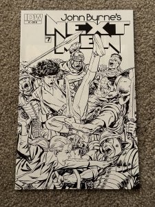 John Byrne's Next Men #7 Sketch Cover (2011)