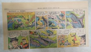 Batman Sunday #4 by Bob Kane from 6/19/1966 Size: 7.5 x 15 inches Penguin