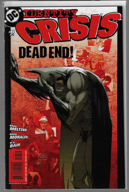 Identity Crisis #1-7 (DC, 2004-2005) NM average - Red Covers