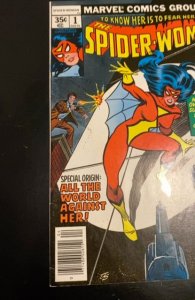 Spider-Woman #1 (1978)All the world against her. Nice grade