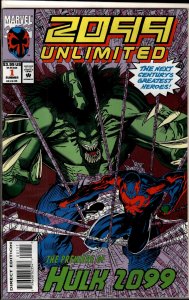 2099 Unlimited #1 Direct Edition (1993) Hulk 2099 [Key Issue]