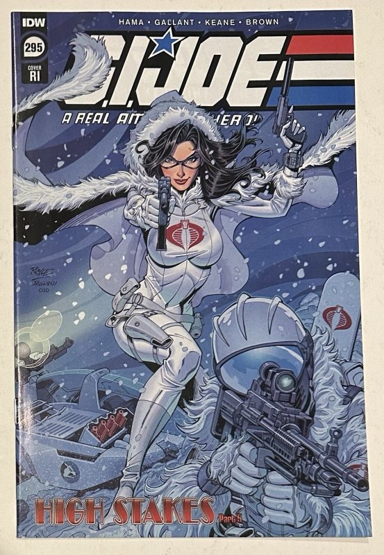 (2022) GI JOE ARAH #295 1:10 Royle Snow Suit Baroness VARIANT COVER! VERY RARE!