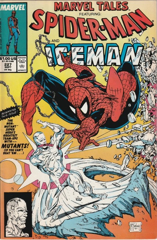 MARVEL TALES # 227 (1989) REPRINTS AMAZING SPIDER-MAN # 92