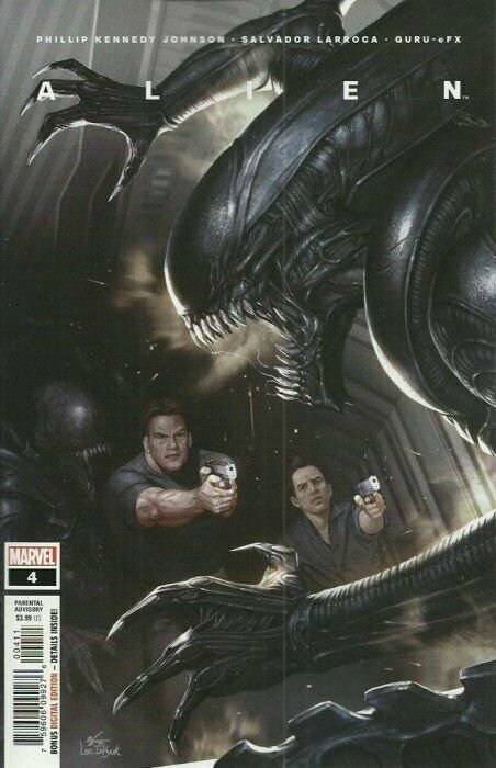Alien 4 NM COVER A FIRST PRINT Marvel Comics Salvador Larroca  2021 INHUYK LEE