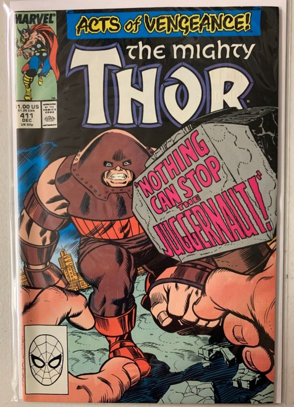 Thor #411 Mighty Marvel 1st Series (8.0 VF) Journey Into Mystery (1989)
