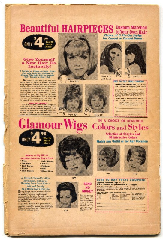 Teen-Age Love #59 1968-CHARLTON-Surf board cover- Surfing G