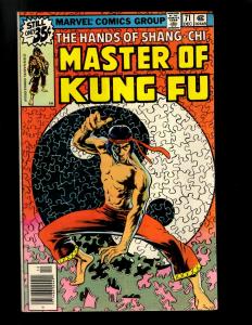 10 Master of Kung Fu Marvel Comics # 64 65 67 68 69 70 71 72 79 89 WS6