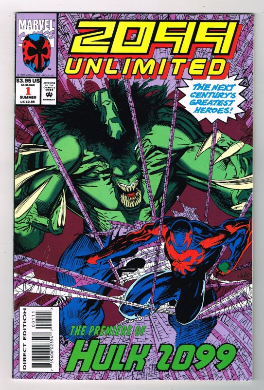 2099 Unlimited #1 (1993)    1ST APPEARANCE OF HULK 2099