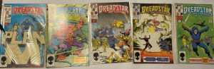 Lot Of 5 DreadStar Marvel Epic Comic Books # 1 2 4 5 6 Jim Starlin 38 MT2