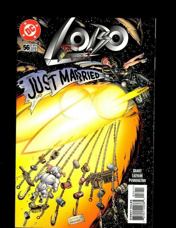 Lot of 12 Lobo DC Comic Books #49 50 51 52 53 54 55 56 57 58 59 60 J407